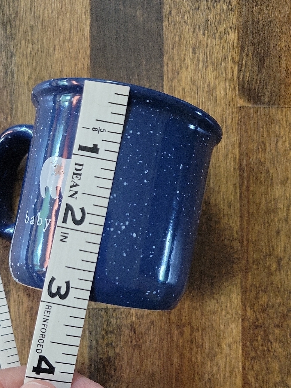 Cookie & Co. Baby Bear Navy Speckled Ceramic Mug - Picture 8 of 9